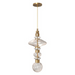 Avenue Lighting HF7900 Avra 1-lt 9" LED Pendant - Aged Brass