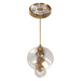 Avenue Lighting HF7900 Avra 1-lt 9" LED Pendant - Aged Brass