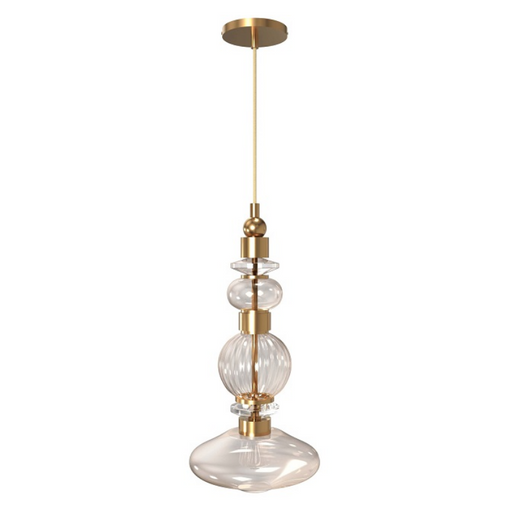 Avenue Lighting HF7901 Avra 1-lt 9" LED Pendant - Aged Brass