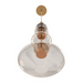 Avenue Lighting HF7901 Avra 1-lt 9" LED Pendant - Aged Brass
