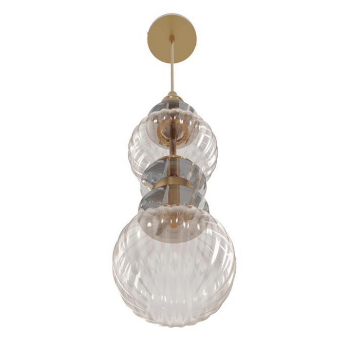 Avenue Lighting HF7902 Avra 1-lt 5" LED Pendant - Aged Brass
