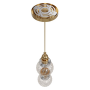 Avenue Lighting HF7902 Avra 1-lt 5" LED Pendant - Aged Brass