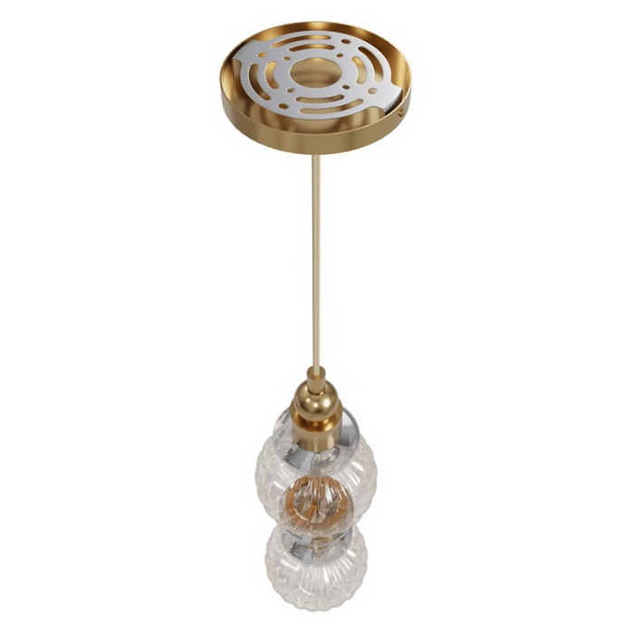 Avenue Lighting HF7902 Avra 1-lt 5" LED Pendant - Aged Brass