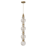 Avenue Lighting HF7904 Avra 1-lt 5" LED Pendant - Aged Brass