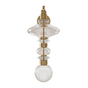 Avenue Lighting HF8900 Avra 1-lt 20" Tall LED Wall Sconce - Aged Brass