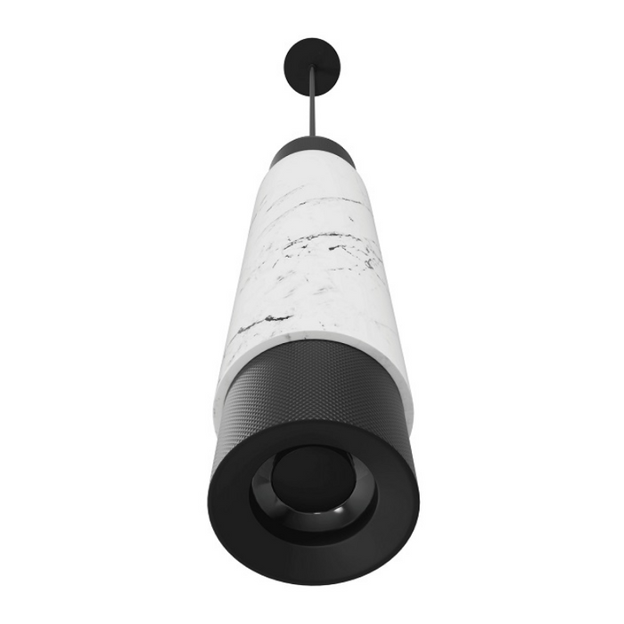 Avenue Lighting HF1068 Cicada 1-lt 3" LED Pendant - White Marble