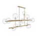 Avenue Lighting HF4216 Delilah 16-lt 84" LED Chandelier - Aged Brass