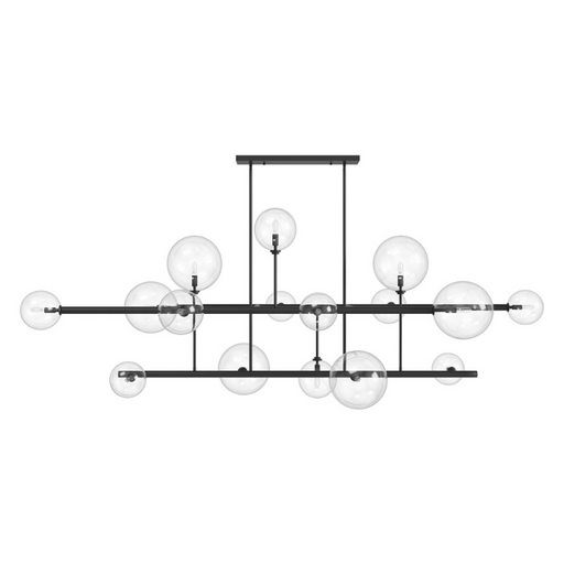 Avenue Lighting HF4216 Delilah 16-lt 84" LED Chandelier - Black