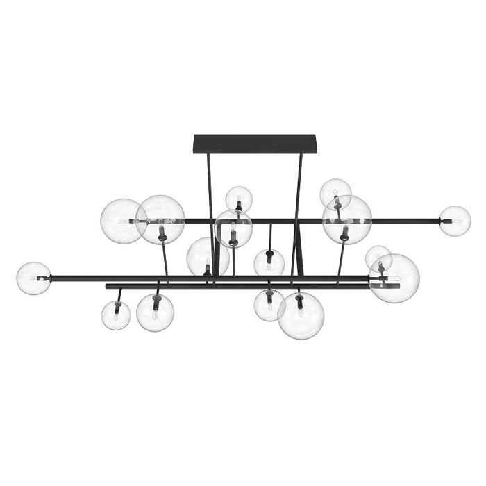 Avenue Lighting HF4216 Delilah 16-lt 84" LED Chandelier - Black
