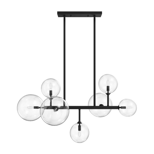 Avenue Lighting HF4207 Delilah 7-lt 40" LED Chandelier - Black