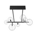 Avenue Lighting HF4207 Delilah 7-lt 40" LED Chandelier - Black