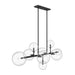 Avenue Lighting HF4209 Delilah 9-lt 51" LED Chandelier - Black