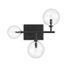 Avenue Lighting HF4203 Delilah 3-lt 18" LED Wall Sconce - Black