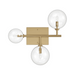 Avenue Lighting HF4203 Delilah 3-lt 18" LED Wall Sconce - Aged Brass