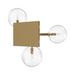 Avenue Lighting HF4203 Delilah 3-lt 18" LED Wall Sconce - Aged Brass