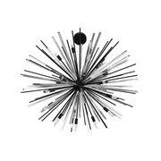 Avenue Lighting HF8200 Palisades Ave. 18-lt 60" Chandelier - Black