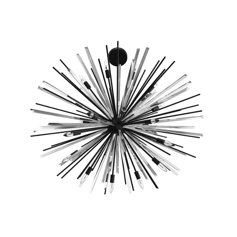 Avenue Lighting HF8200 Palisades Ave. 18-lt 60" Chandelier - Black