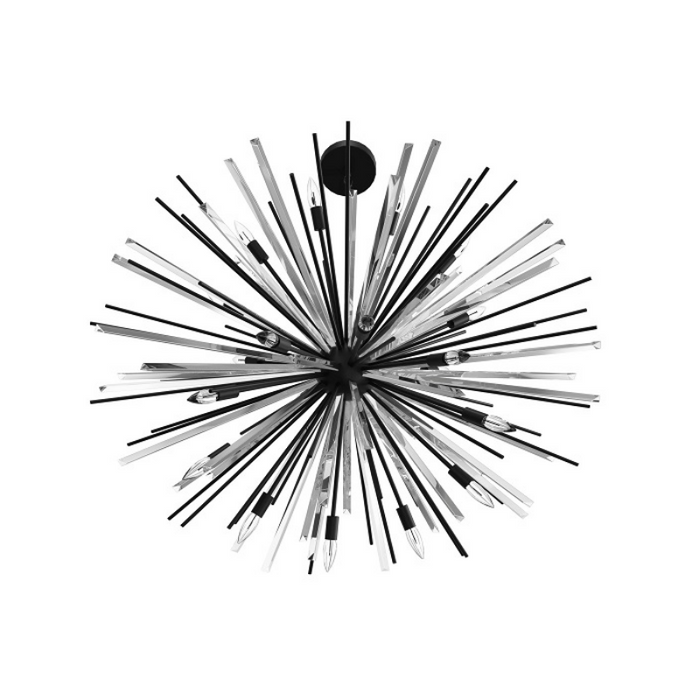 Avenue Lighting HF8200 Palisades Ave. 18-lt 60" Chandelier - Black