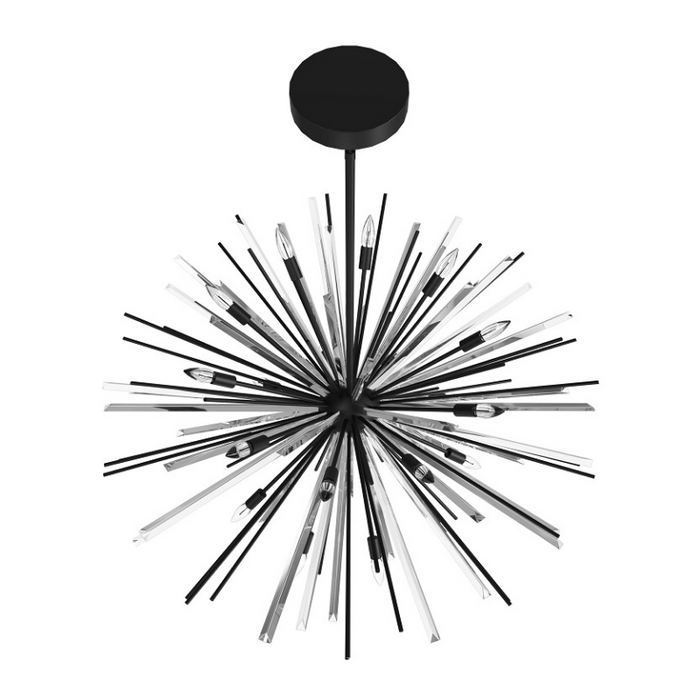 Avenue Lighting HF8200 Palisades Ave. 18-lt 60" Chandelier - Black
