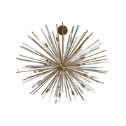 Avenue Lighting HF8200 Palisades Ave. 18-lt 60" Chandelier - Aged Brass