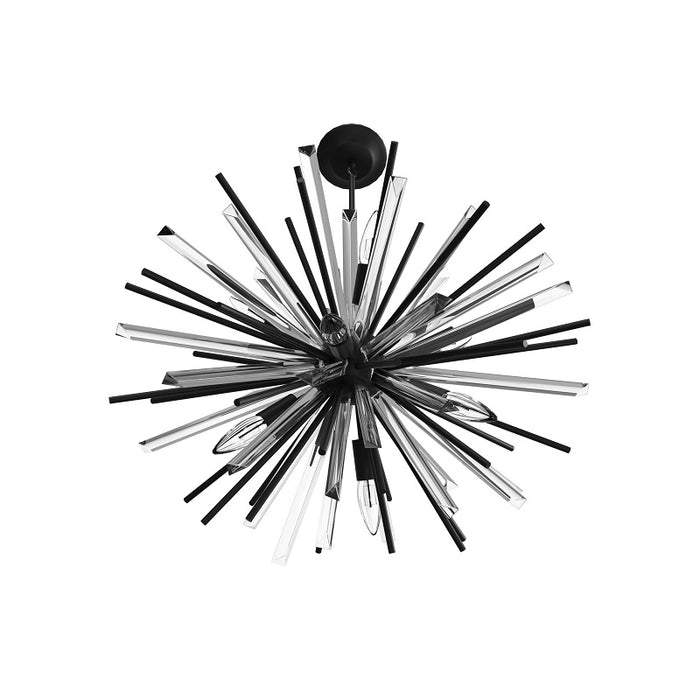 Avenue Lighting HF8201 Palisades Ave. 6-lt 24" Chandelier - Black