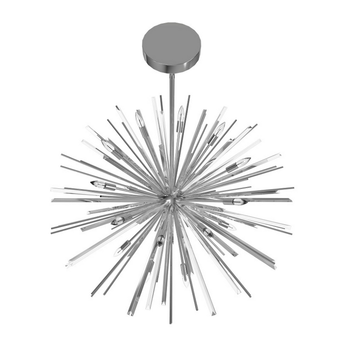 Avenue Lighting HF8200 Palisades Ave. 18-lt 60" Chandelier - Chrome
