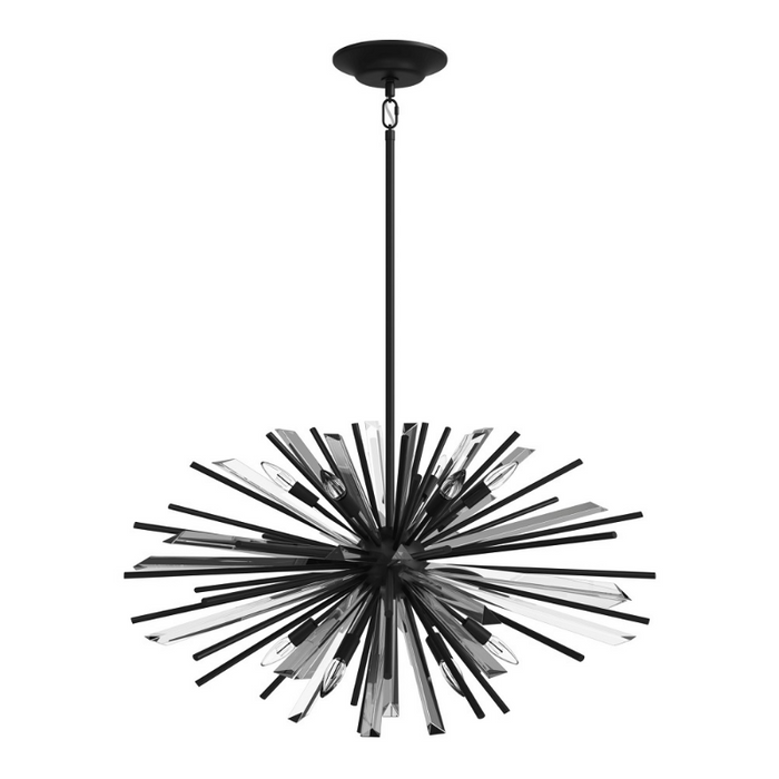 Avenue Lighting HF8202 Palisades Ave. 8-lt 32" Chandelier - Black