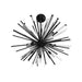 Avenue Lighting HF8202 Palisades Ave. 8-lt 32" Chandelier - Black