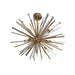 Avenue Lighting HF8202 Palisades Ave. 8-lt 32" Chandelier - Aged Brass