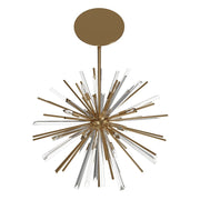 Avenue Lighting HF8202 Palisades Ave. 8-lt 32" Chandelier - Aged Brass