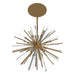 Avenue Lighting HF8202 Palisades Ave. 8-lt 32" Chandelier - Aged Brass