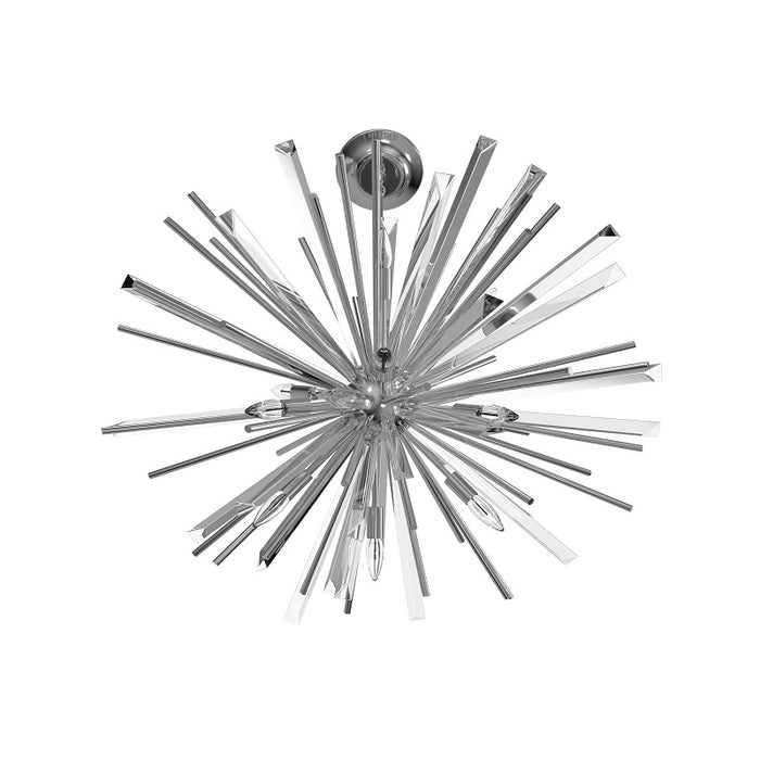 Avenue Lighting HF8202 Palisades Ave. 8-lt 32" Chandelier - Chrome