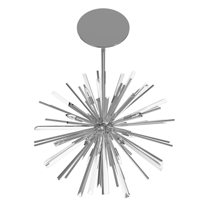 Avenue Lighting HF8202 Palisades Ave. 8-lt 32" Chandelier - Chrome