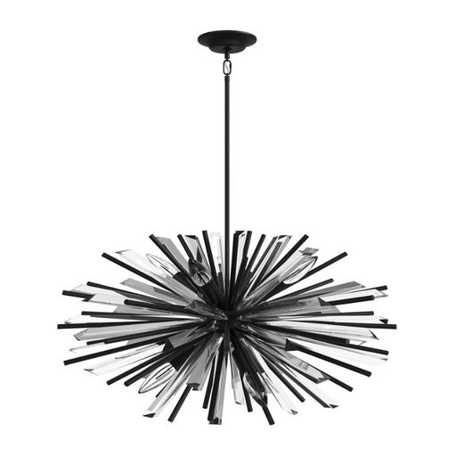 Avenue Lighting HF8203 Palisades Ave. 10-lt 39" Chandelier - Black
