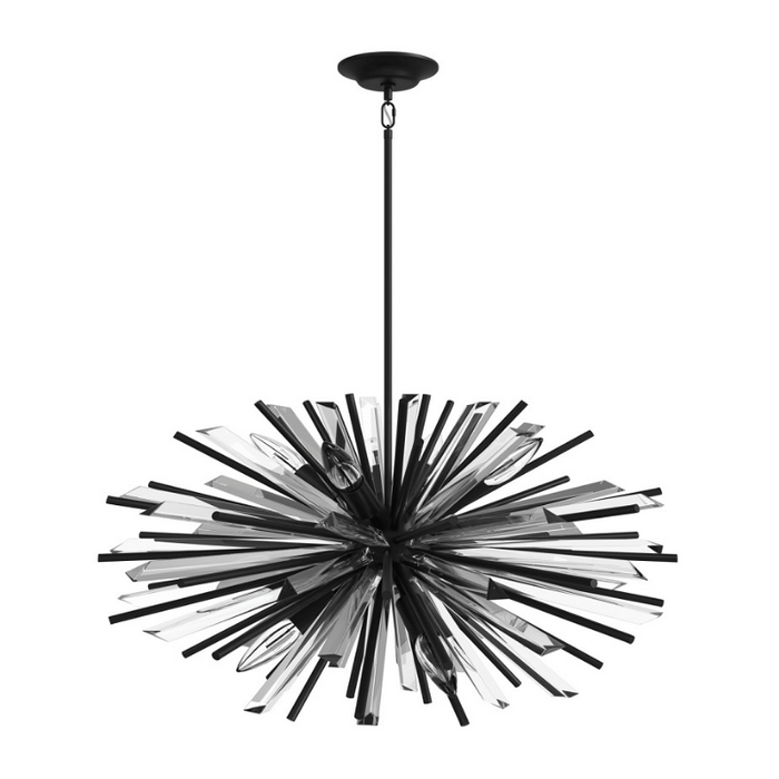 Avenue Lighting HF8203 Palisades Ave. 10-lt 39" Chandelier - Black