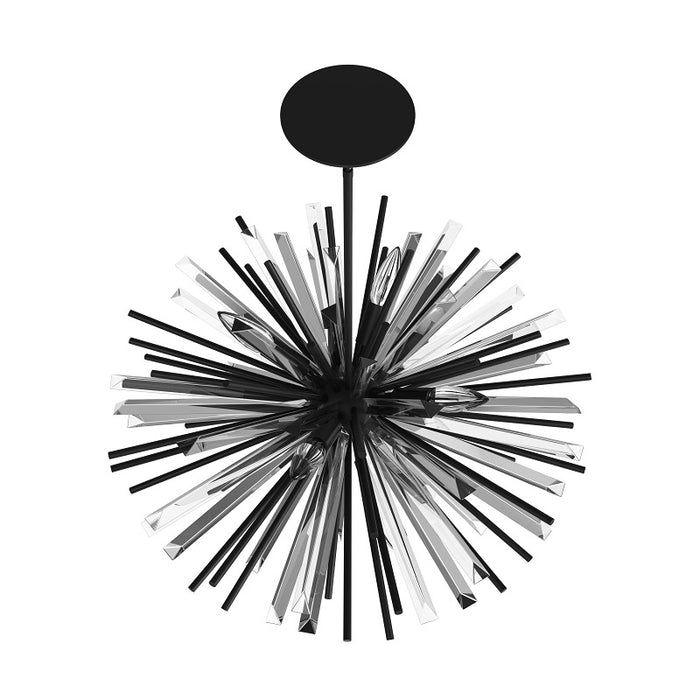Avenue Lighting HF8203 Palisades Ave. 10-lt 39" Chandelier - Black