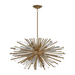 Avenue Lighting HF8203 Palisades Ave. 10-lt 39" Chandelier - Aged Brass