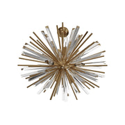 Avenue Lighting HF8203 Palisades Ave. 10-lt 39" Chandelier - Aged Brass