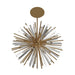 Avenue Lighting HF8203 Palisades Ave. 10-lt 39" Chandelier - Aged Brass