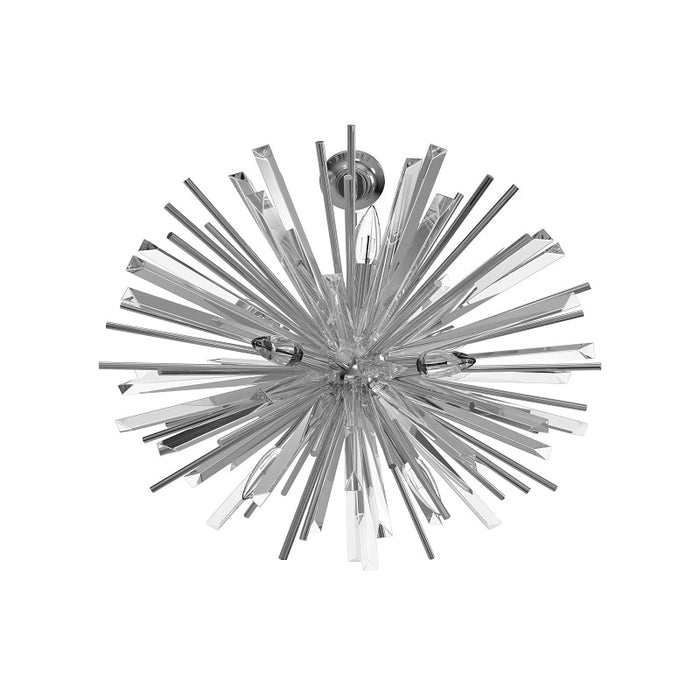 Avenue Lighting HF8203 Palisades Ave. 10-lt 39" Chandelier - Chrome