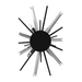 Avenue Lighting HF8204 Palisades Ave. 4-lt 20" Tall Wall Sconce - Black