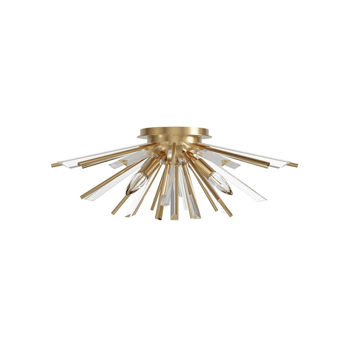 Avenue Lighting HF8205 Palisades Ave. 4-lt 24" Wall Sconce/Flush Mount - Aged Brass