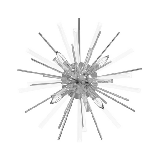 Avenue Lighting HF8205 Palisades Ave. 4-lt 24" Wall Sconce/Flush Mount - Chrome