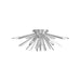 Avenue Lighting HF8205 Palisades Ave. 4-lt 24" Wall Sconce/Flush Mount - Chrome