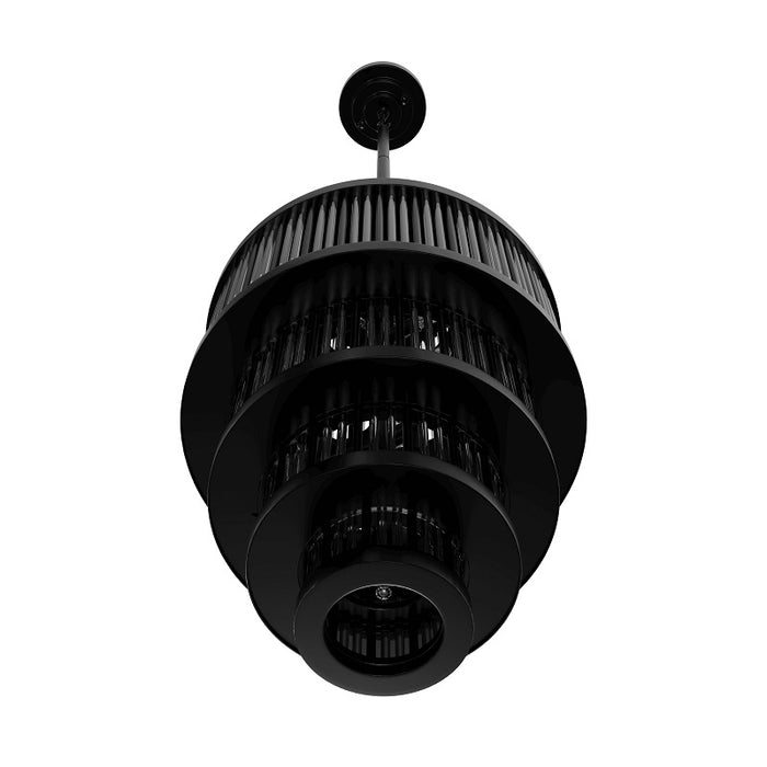 Avenue Lighting HF1924 Waldorf 13-lt 12" LED Pendant - Polished Gunmetal