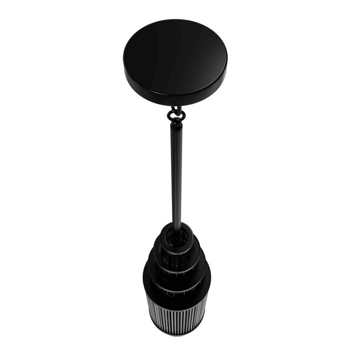 Avenue Lighting HF1925 Waldorf 13-lt 8" LED Pendant - Polished Gunmetal