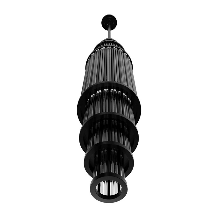 Avenue Lighting HF1926 Waldorf 17-lt 10" LED Pendant - Polished Gunmetal