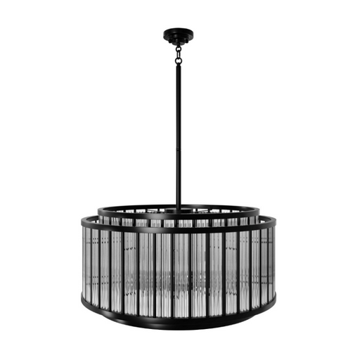 Avenue Lighting HF1928 Waldorf 12-lt 31" LED Chandelier - Polished Gunmetal
