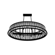 Avenue Lighting HF1927 Waldorf 16-lt 52" LED Chandelier - Polished Gunmetal