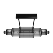 Avenue Lighting HF1920 Waldorf 28-lt 64" LED Chandelier - Polished Gunmetal